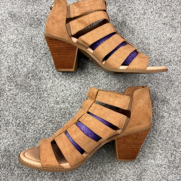 Dr. Scholl's Blocked heel sand dollar gladiator sandals size 10 - Picture 10 of 12